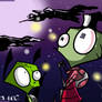 Zim and Gir.