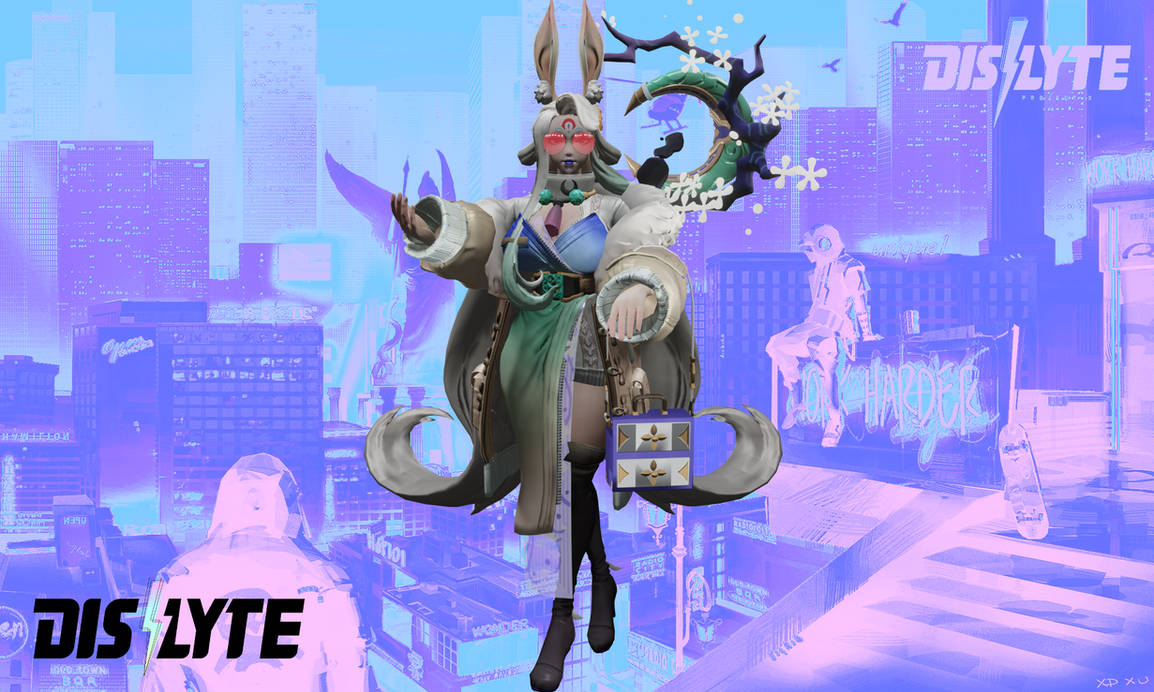 Dislyte ChangE 3D model Rigged by ARUKARDOMINATOR on DeviantArt