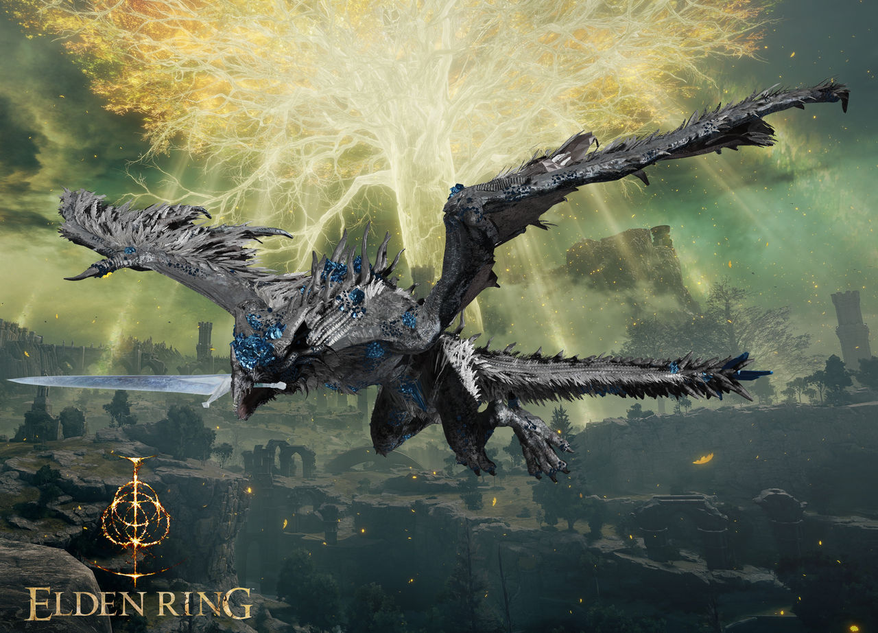 Elden Ring Glintstone Dragon Adula 3D Rigg XNALara by ARUKARDOMINATOR