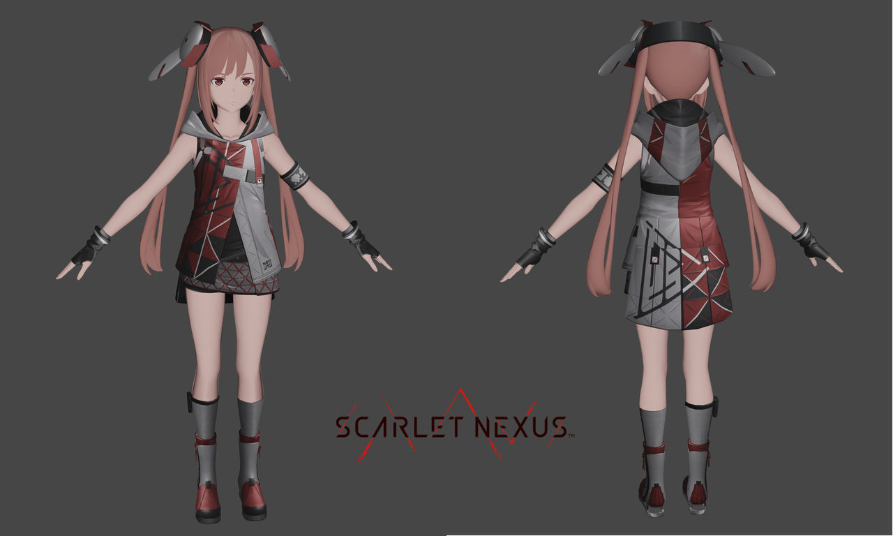 Scarlet Nexus Arashi Spring RIG XNALara DAZ by ARUKARDOMINATOR on