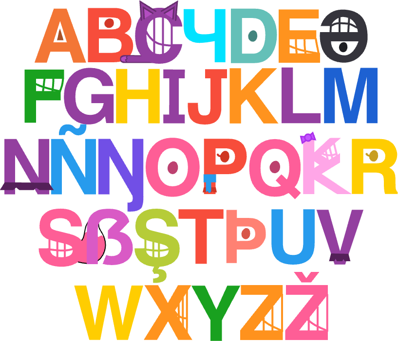 TVOKids alphabet group by lucyDrawer11 on DeviantArt
