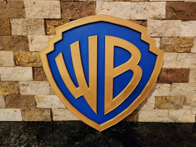 Warner Bros Shield Logo In 3D Printer Version! by BobbyInteraction5 on