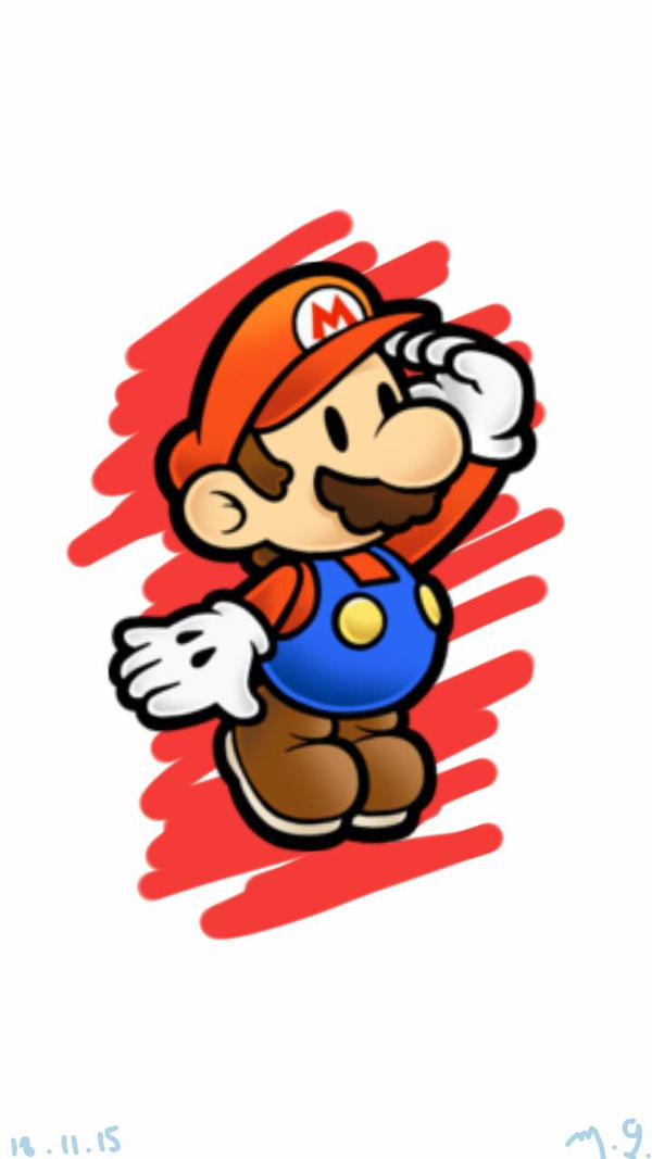 Paper Mario Refrence Paper Mario! by TheXDrawer on DeviantArt