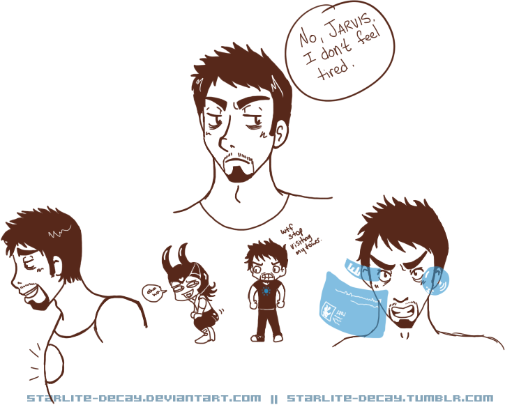 Tony Stark Doodles