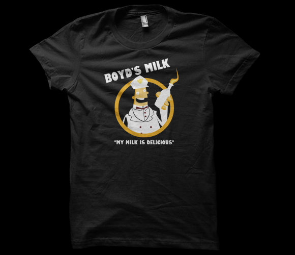 Boyd's Milk T-shirt Design