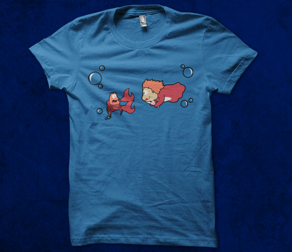 Hungry Ponyo T-shirt Design