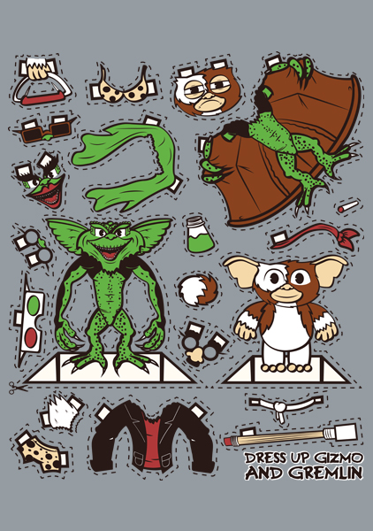 Dress up Gizmo T-shirt Design