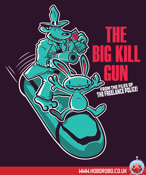 The Big Kill Gun T-shirt design