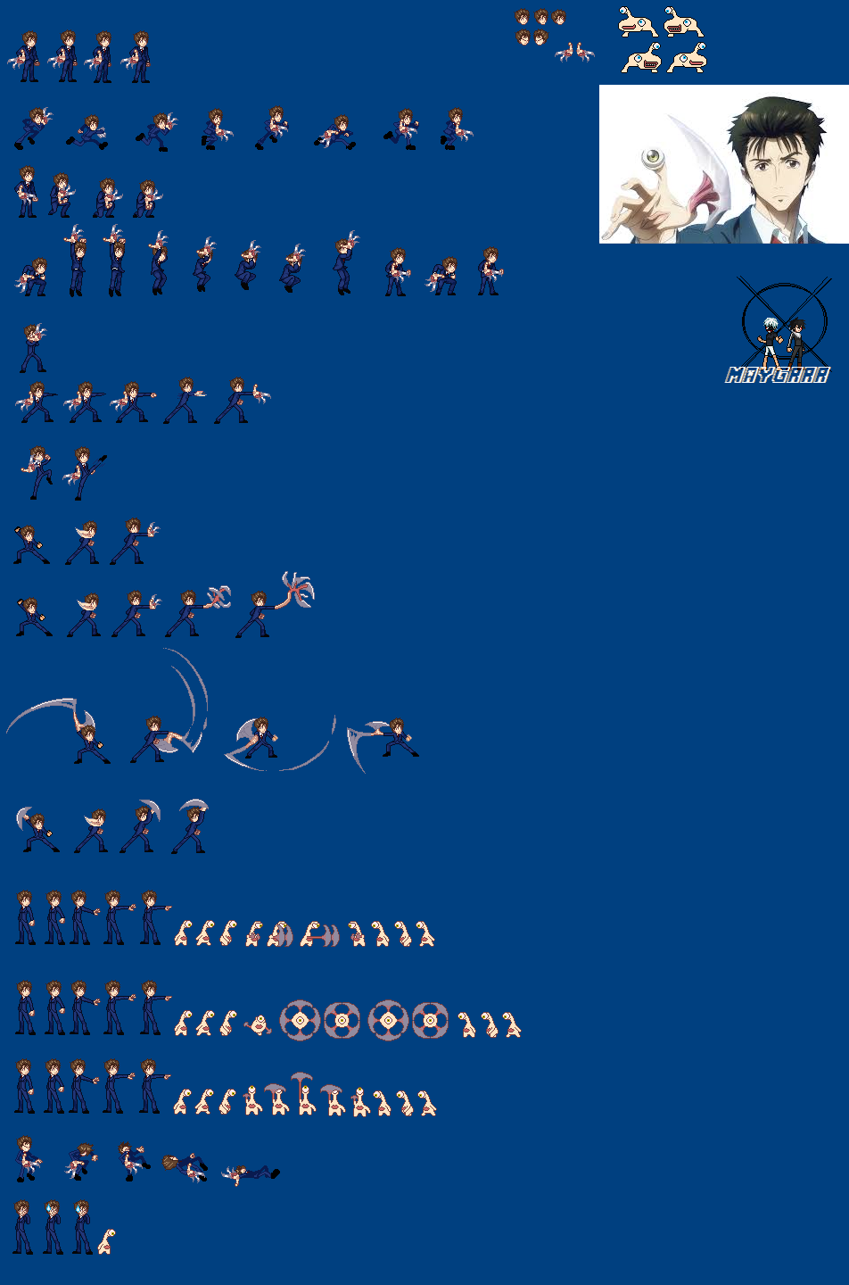 shinichi izumi Sprites Jus by XmayGrrr on DeviantArt