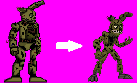 Springtrap Before He Rotted Springtrap before and after by XmayGrrr on DeviantArt