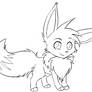 Eevee lineart