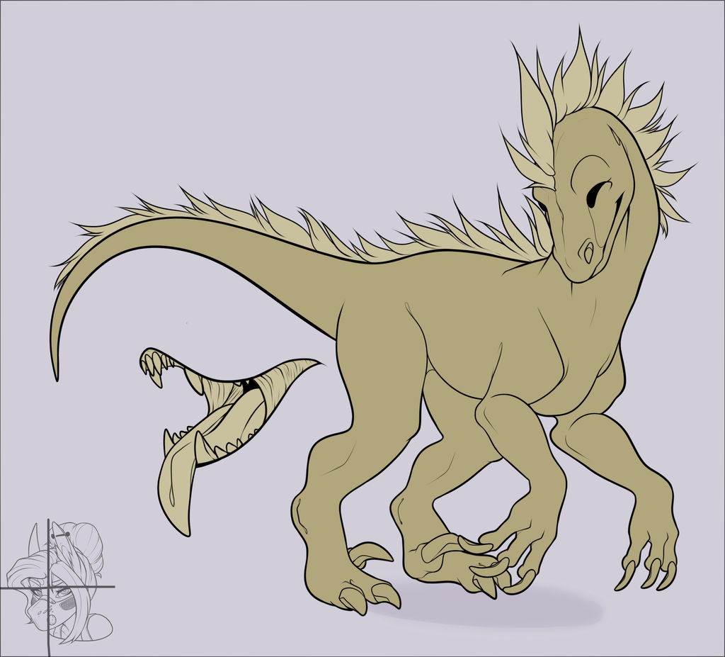 Raptor base by IzzyDizzyMcFrizzy on DeviantArt