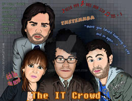 The IT Crowd Cartoon