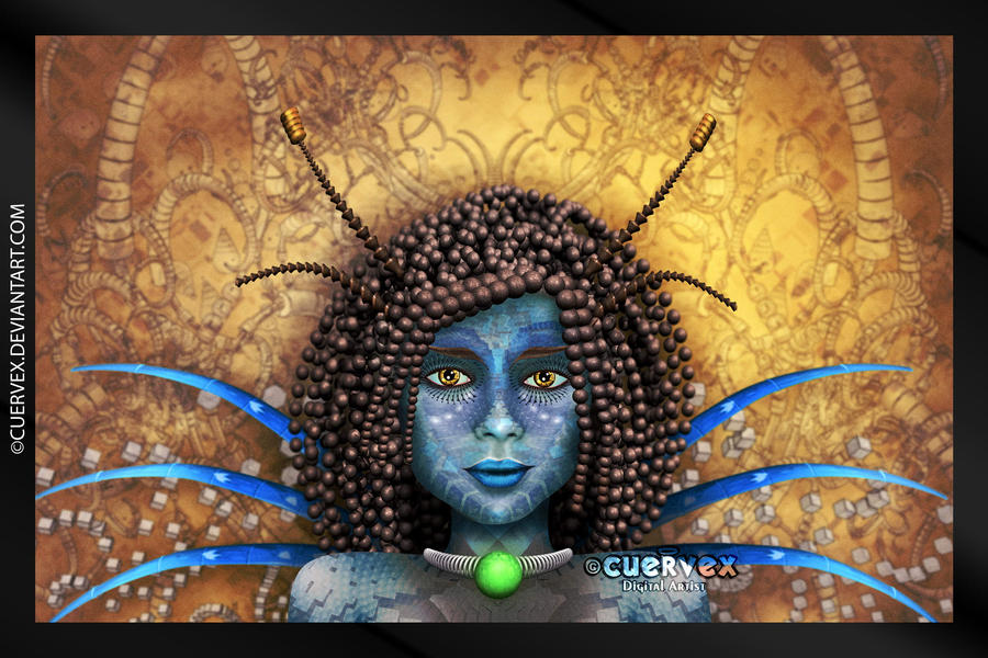 Alien Bug Girl by Cuervex on DeviantArt