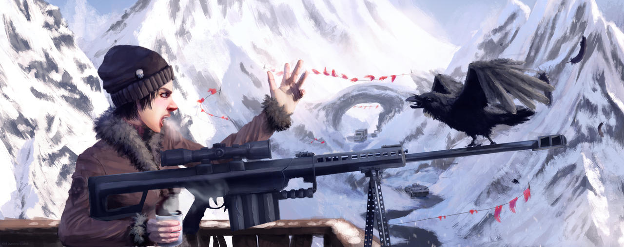 Snow Weaponsmith Snow sniper by soul0inventor on DeviantArt