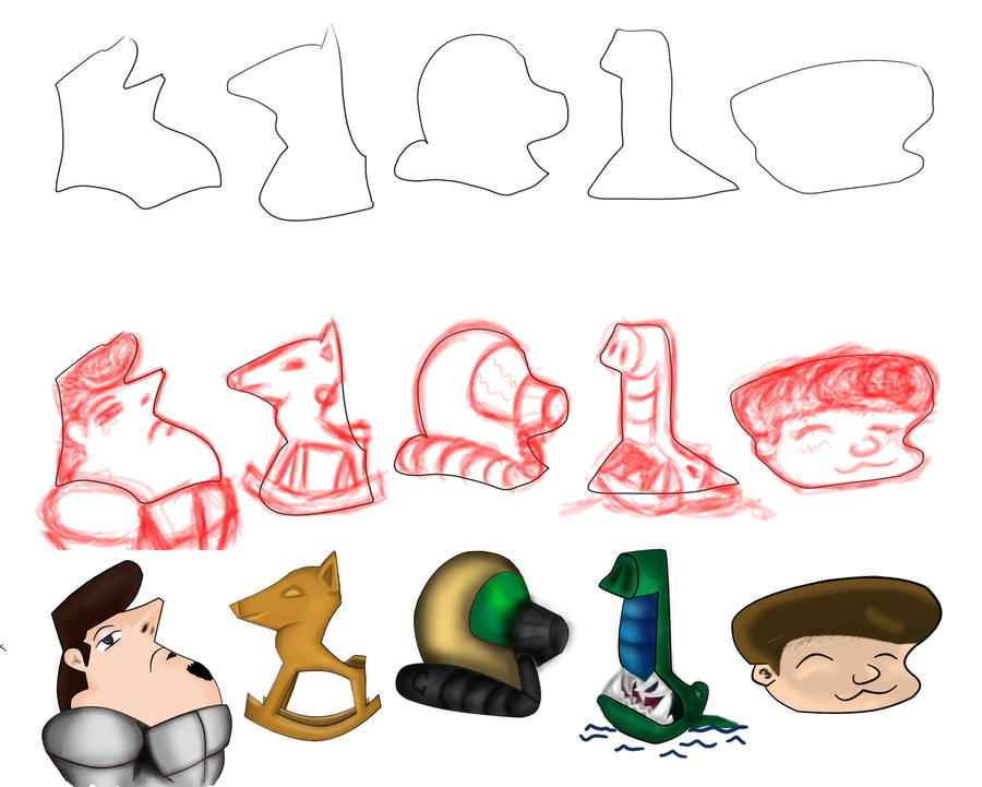 My shape challenge 4 by Giottop on DeviantArt