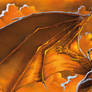 Orange dragon