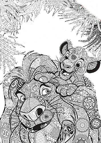 Download Lion King Adult Coloring Book By Swiftatron13 On Deviantart