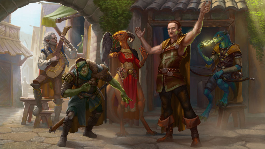 Dnd Point Group Example DnD group commission by NikitaKapitunov on DeviantArt