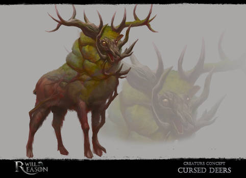 Cursed deer concept art