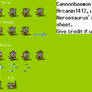 Cannonbeemon sprite sheet edited  by Arcanin1412