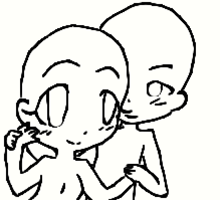 pix Drawing Base Couple Chibi cute chibi couple base by eminemcookies