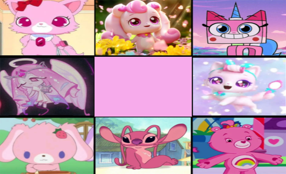 Pink Characters Icon My favorite Pink Characters (My version) by RealWinterrr03 on DeviantArt