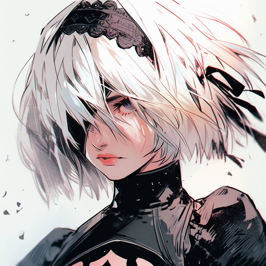 2B fan art 1 by SoftWMaster on DeviantArt