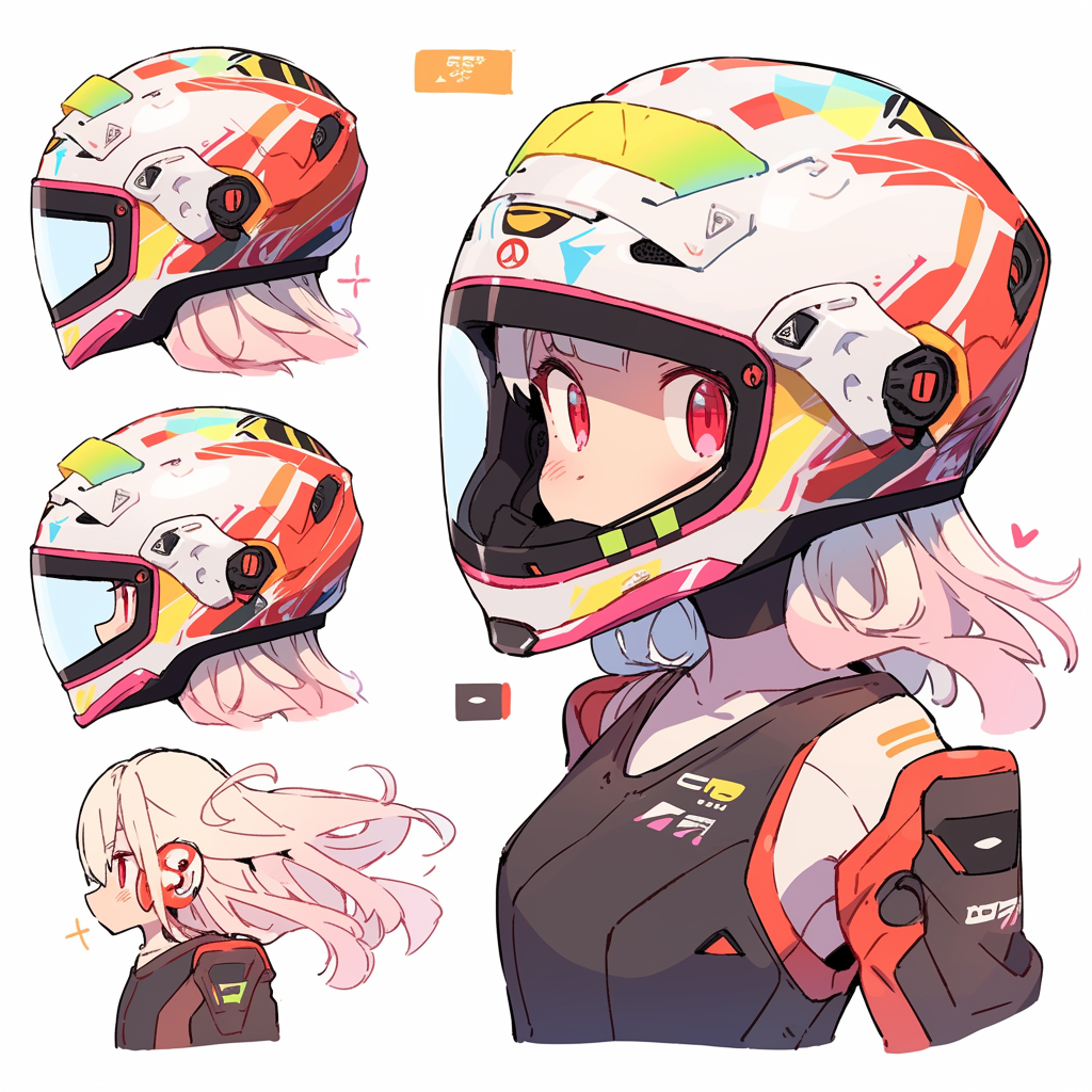 Anime Racing Character Design Sheet 4 by SoftWMaster on DeviantArt