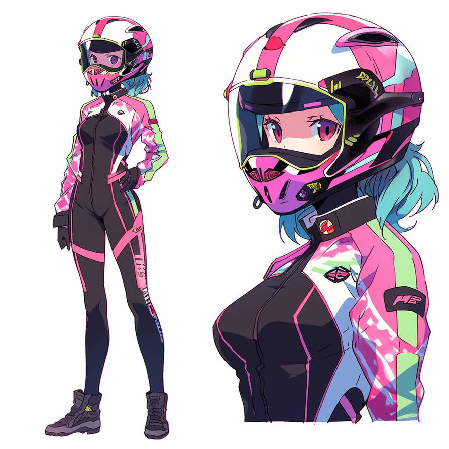Anime Racing Character Design Sheet 5 by SoftWMaster on DeviantArt