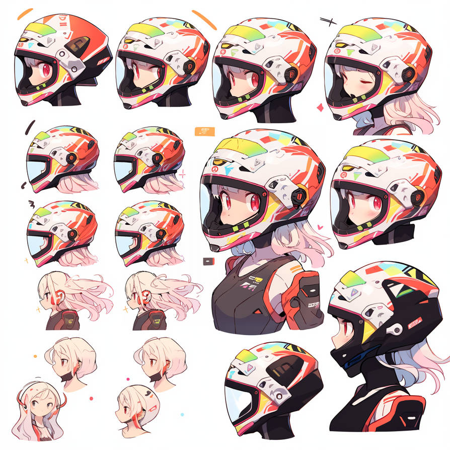 Speed Racing Character Design Anime Racing Character Design Sheet 4 by SoftWMaster on DeviantArt
