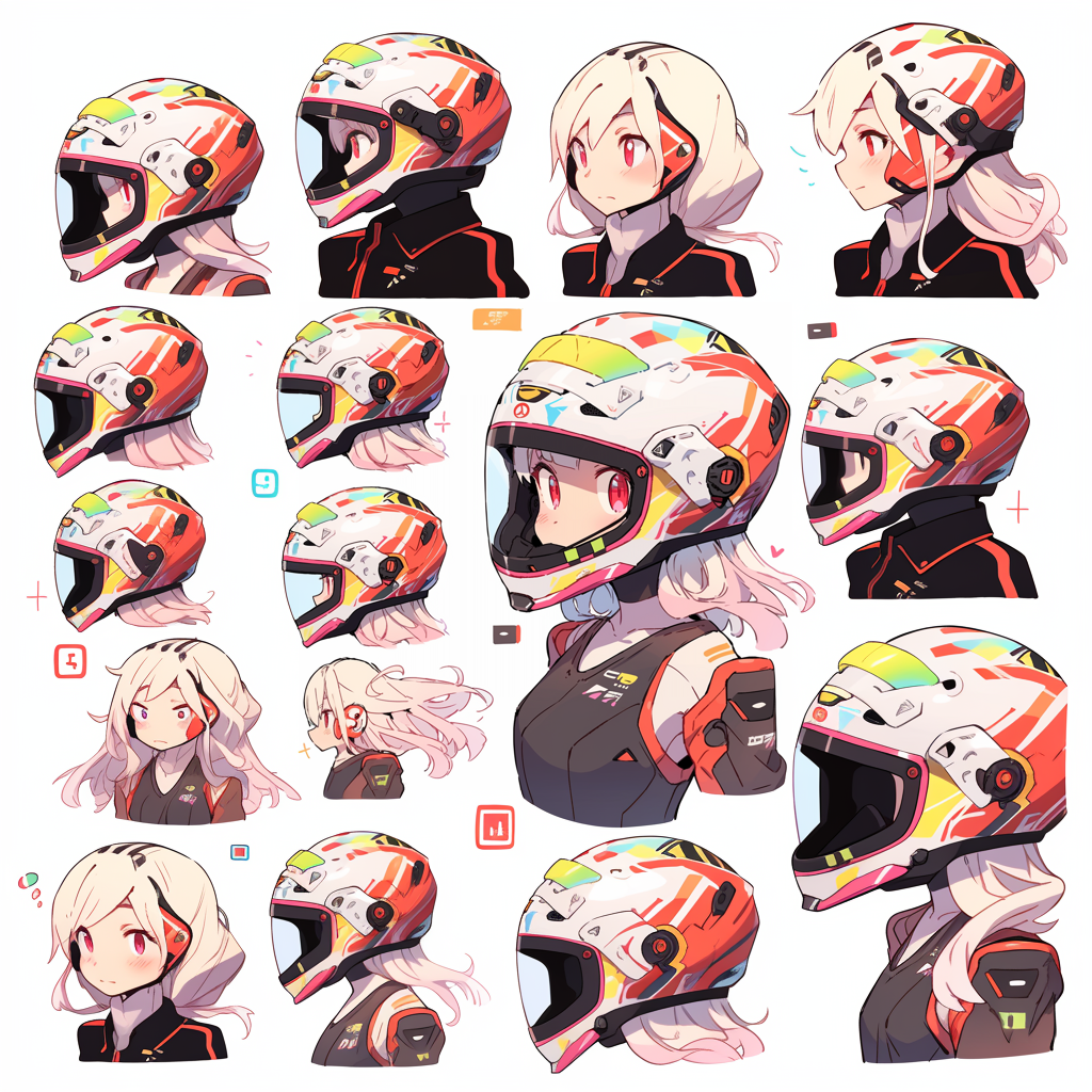 Anime Racing Character Design Sheet 14 by SoftWMaster on DeviantArt