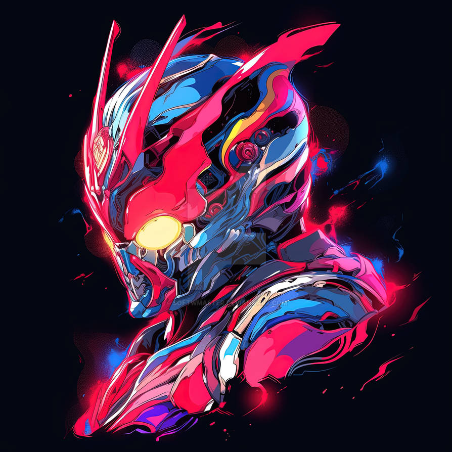Kamen Rider In Pink And White 5 by SoftWMaster on DeviantArt