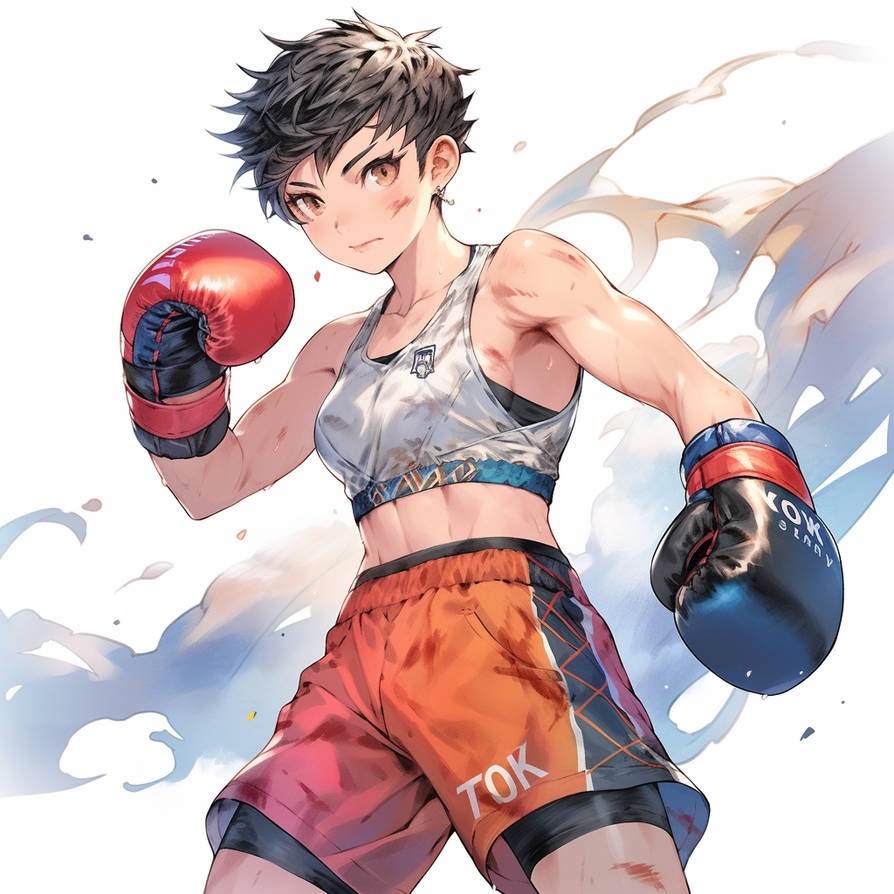 Manga Boxer Character Design 3 by SoftWMaster on DeviantArt