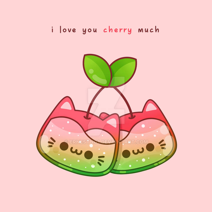 Cherry Cat by ernestng1 on DeviantArt