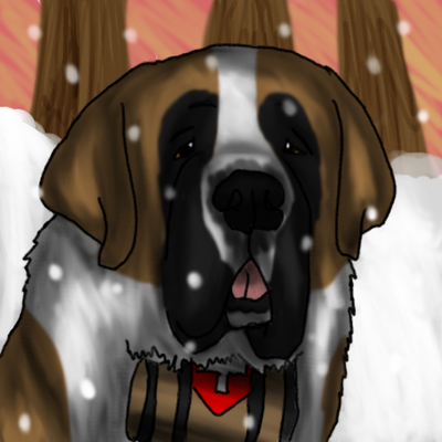 Merry Christmas St. Bernard