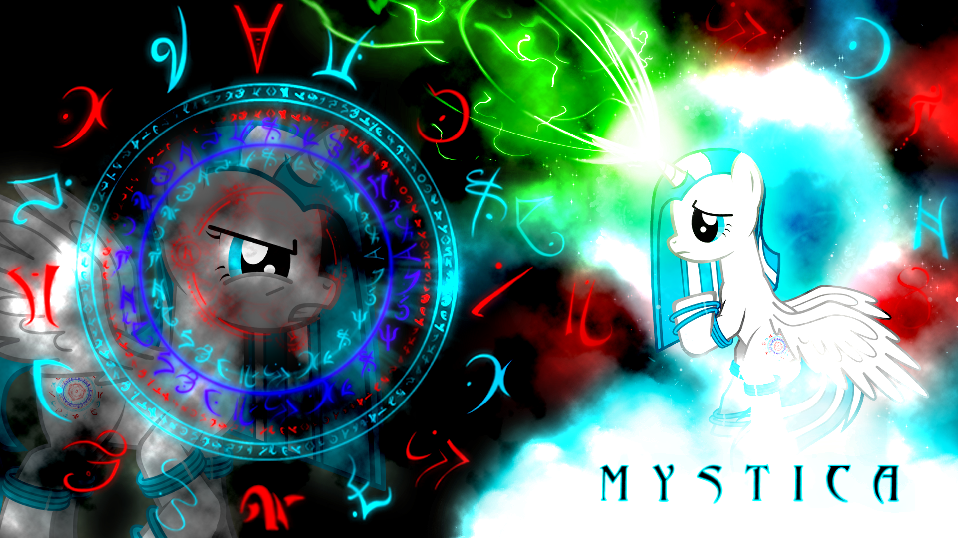 Mystica OC Wallpaper