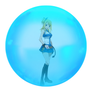 Lucy Heartfilia in a bubble