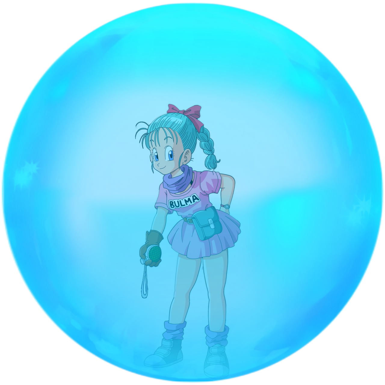 Bulma Pool Bulma in a bubble by MooseStudio on DeviantArt