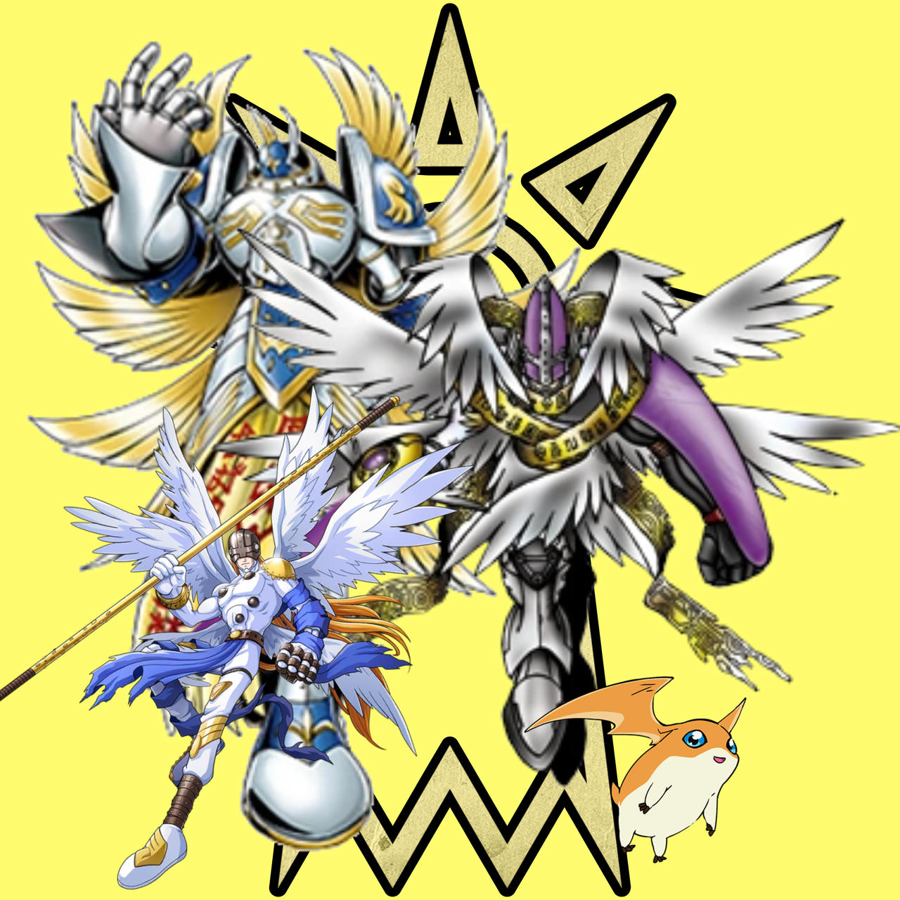 Patamon Digievolution Patamon Digivolutions by MooseStudio on DeviantArt