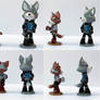 Fox and Wolf chibis