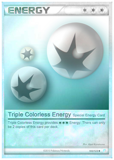 Triple Colorless Energy