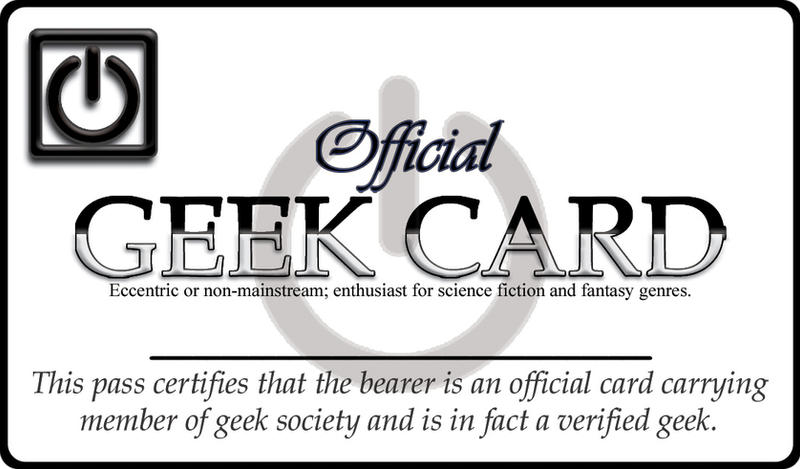 Official Geek Card