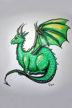 Drawing With Ryky Tutorial Dragon By CV 2021 V1