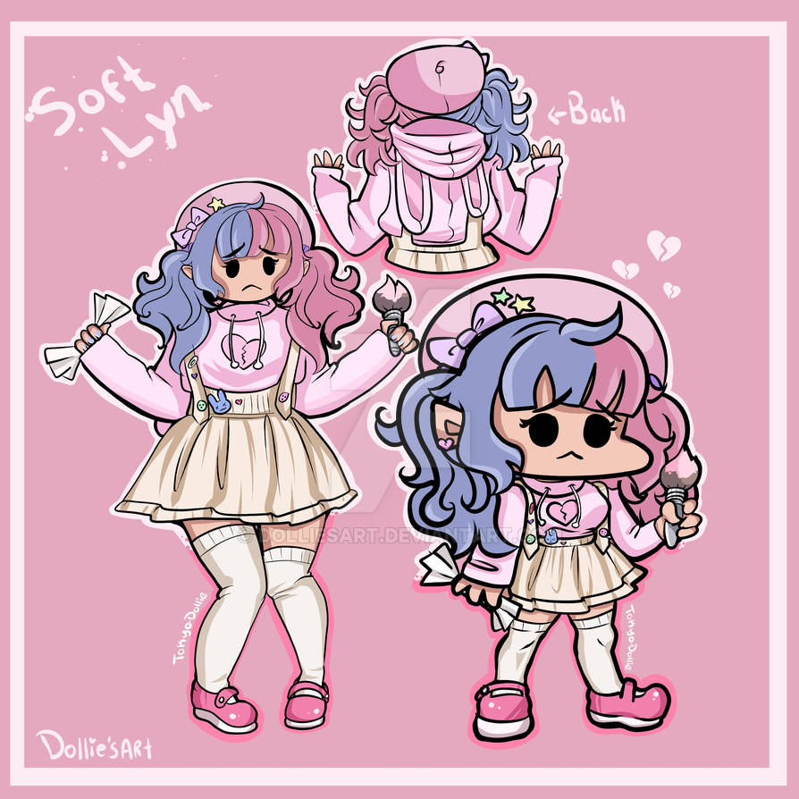 Soft GF Lyn (FNF Soft Mod OC) by DolliesArt on DeviantArt