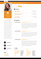 Clean and Modern Resume/CV