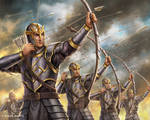 Arrow Barrage by HappySadCorner