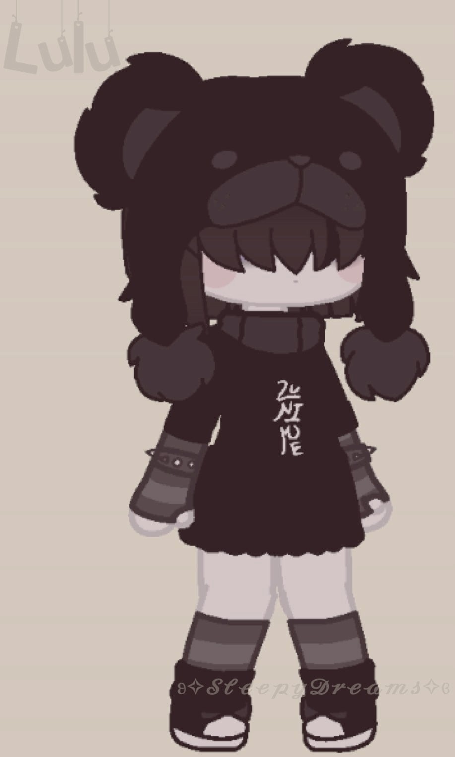 Gacha club emo gender fluid character i made by AxxeltheGod on DeviantArt