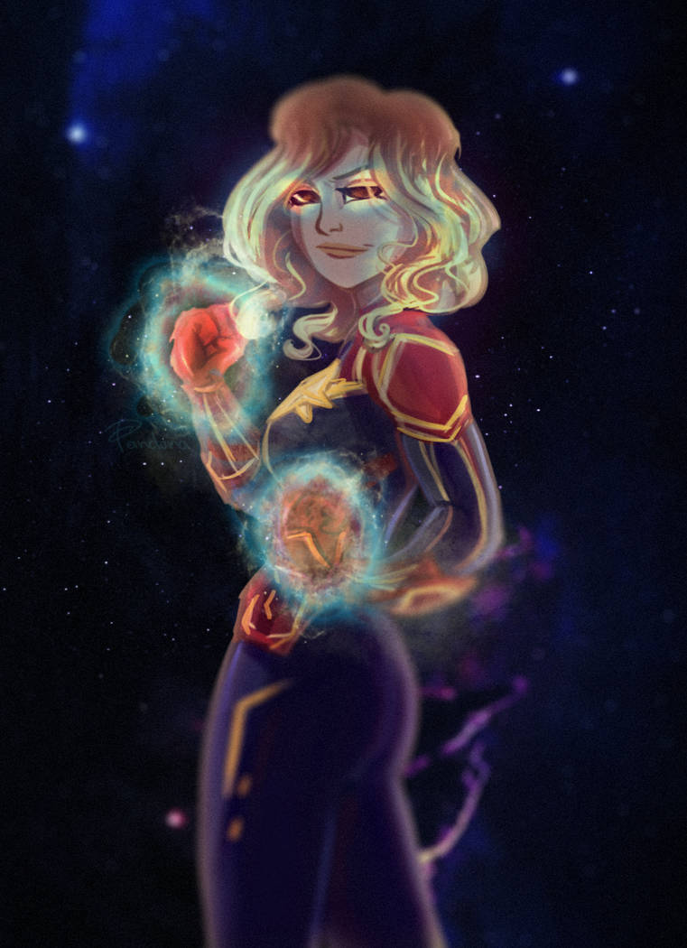 Captain Marvel by Dedrianer on DeviantArt