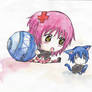 Ikuto and Amu Chibi